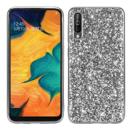 Glittery Powder Shockproof TPU Case for Galaxy A70, For Galaxy A70
