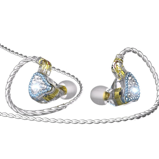 CVJ Liuli 3.5mm In-ear Wired Headphones,Length 1.25m, Without microphone 1.25m (Blue), Without microphone 1.25m (Red)