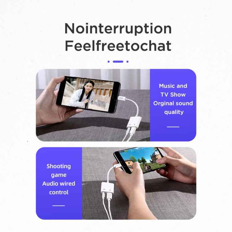 JOYROOM SH-C1 Type-C / USB-C to 3.5mm Digital Audio Converter Adapter