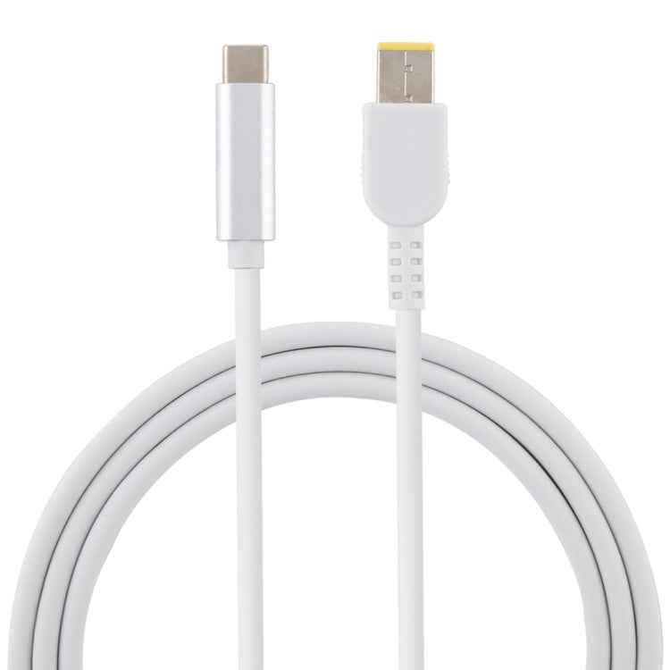 USB-C / Type-C to Big Square Male Laptop Power Charging Cable for Lenovo, Cable Length: about 1.5m, Type-C to Big Square