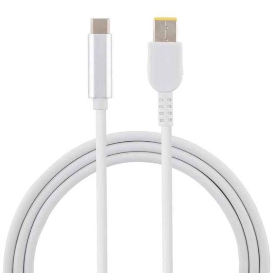 USB-C / Type-C to Big Square Male Laptop Power Charging Cable for Lenovo, Cable Length: about 1.5m