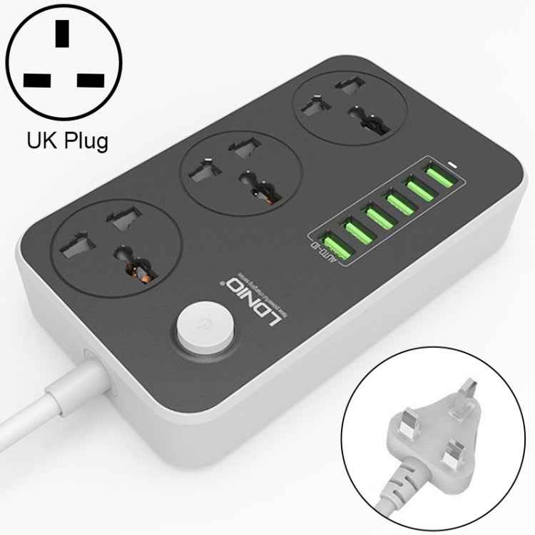 LDNIO SC3604 6 x USB Ports Multi-function Travel Home Office Socket, Cable Length: 2m, US Plug