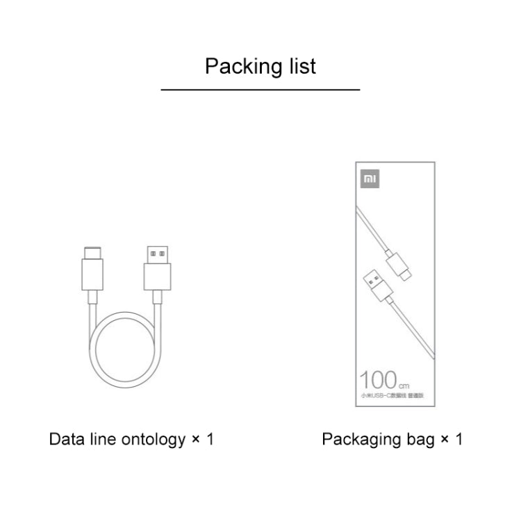 Original Xiaomi Youpin ZMI Type-C / USB-C Charging Cable, Regular Version, Length: 1m