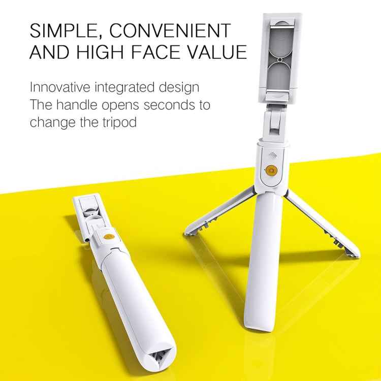 K10 Bluetooth 4.0 Mobile Phone Adjustable Bluetooth Selfie Stick Self-timer Pole Tripod