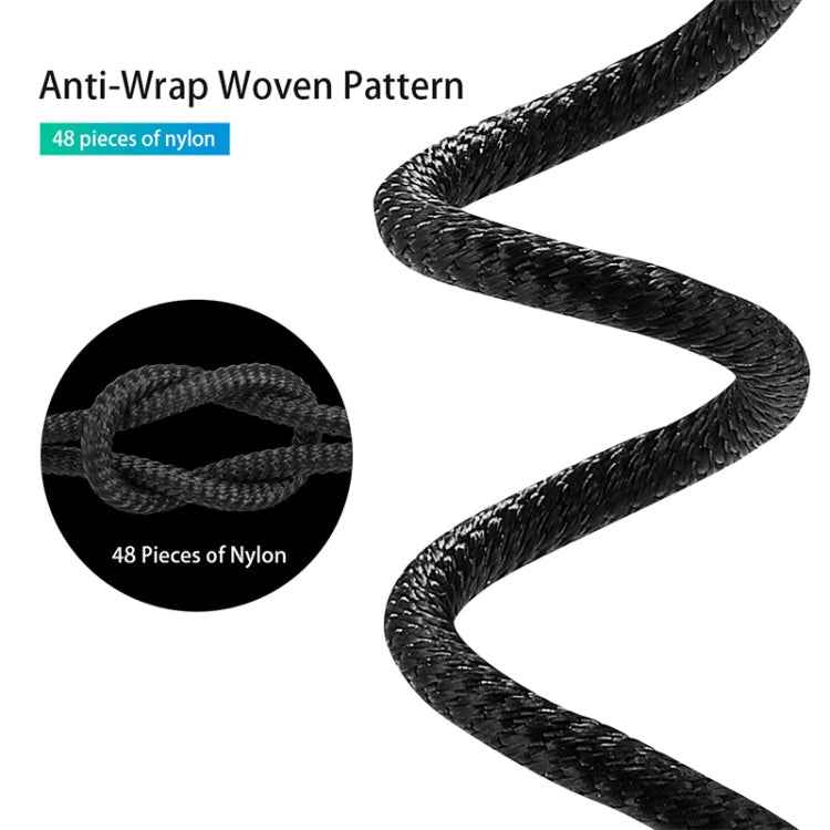 M11 5A USB to Micro USB Nylon Braided Magnetic Data Cable, Cable Length: 2m