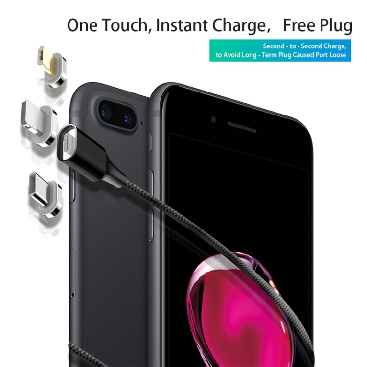 M11 3A USB to USB-C / Type-C Nylon Braided Magnetic Data Cable, Cable Length: 2m, USB-C / Type-C