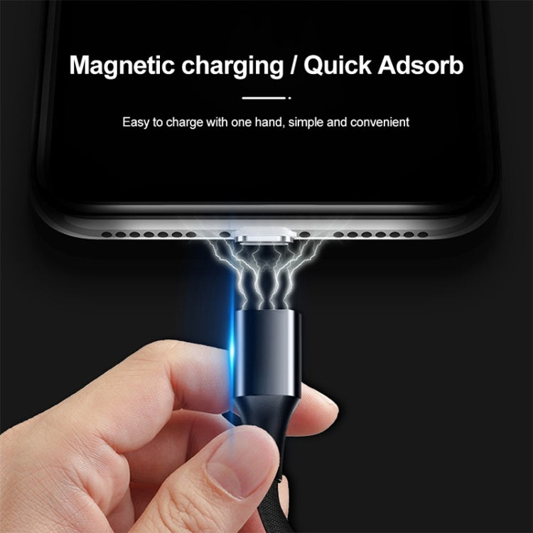 M11 3A USB to USB-C / Type-C Nylon Braided Magnetic Data Cable, Cable Length: 2m, USB-C / Type-C