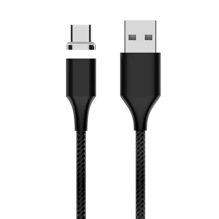 M11 5A USB to USB-C / Type-C Nylon Braided Magnetic Data Cable, Cable Length: 2m