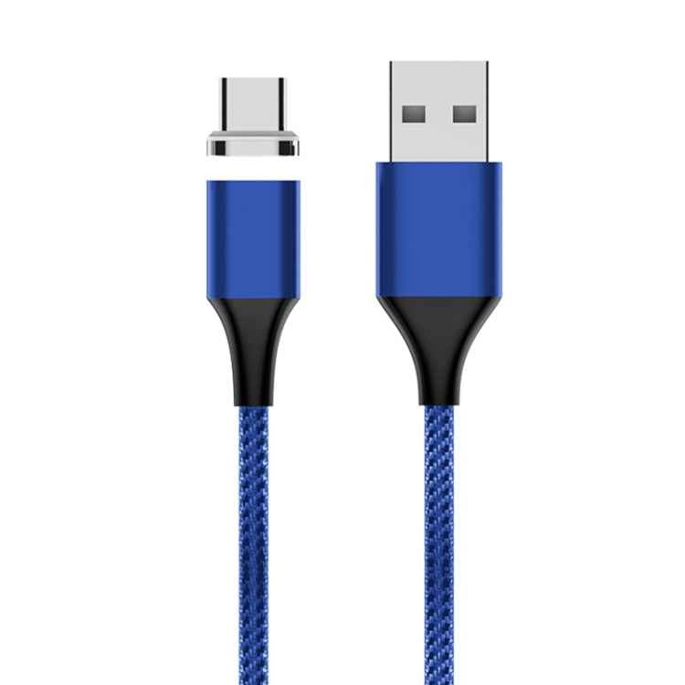 M11 5A USB to USB-C / Type-C Nylon Braided Magnetic Data Cable, Cable Length: 2m