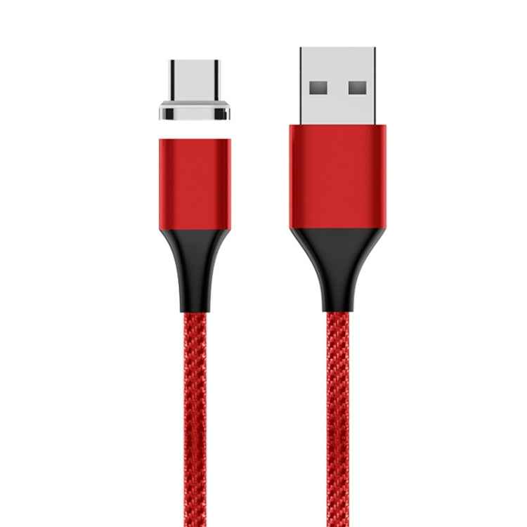 M11 5A USB to USB-C / Type-C Nylon Braided Magnetic Data Cable, Cable Length: 2m
