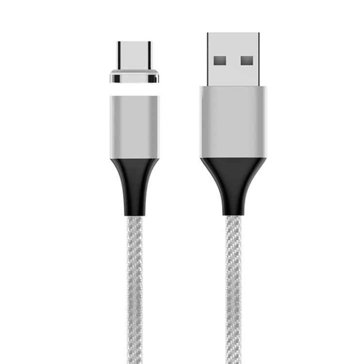 M11 5A USB to USB-C / Type-C Nylon Braided Magnetic Data Cable, Cable Length: 2m