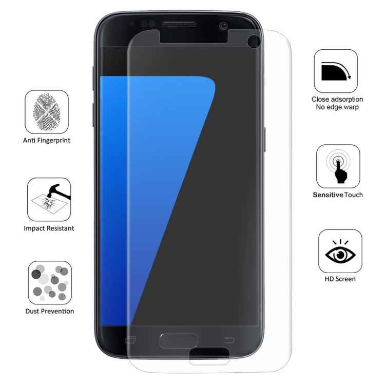 ENKAY Hat-Prince 0.1mm 3D Full Screen Protector Explosion-proof Hydrogel Film for Galaxy S7, TPU+TPE+PET Material