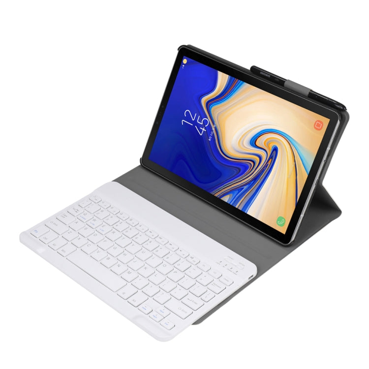A830 Ultra-thin Detachable Bluetooth Keyboard Leather Tablet Case for Galaxy Tab S4 10.5 T830 / T835, with Holder
