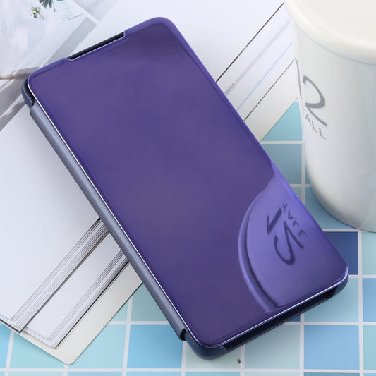 PU Electroplating Mirror Horizontal Flip Leather Case for Galaxy S10 Plus, with Holder, For Galaxy S10 Plus