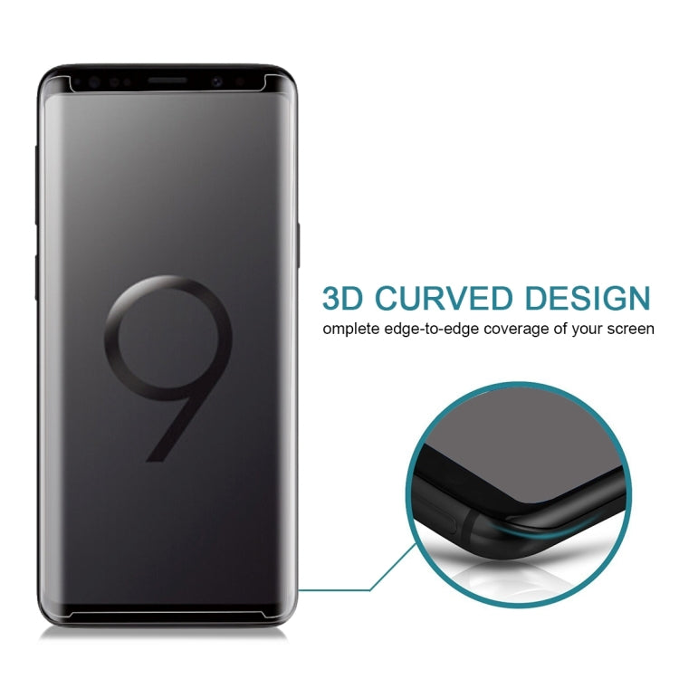 25 PCS For Galaxy S9 9H Surface Hardness 3D Curved Edge Anti-scratch Non-full Screen HD Tempered Glass Screen Protector, For Galaxy S9, For Galaxy S9, Non-full (25 PCS)