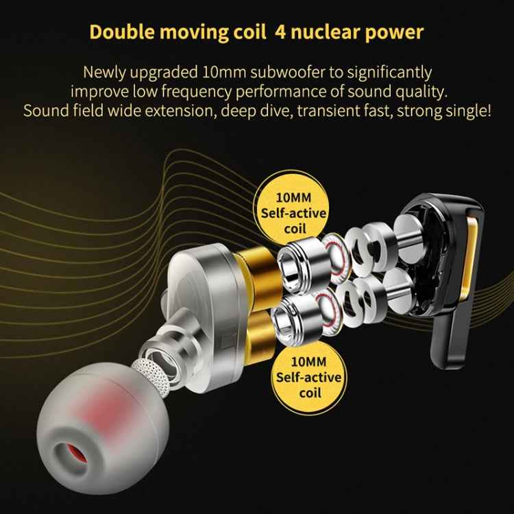 QKZ CK3 HIFI In-ear Four-unit Music Headphones