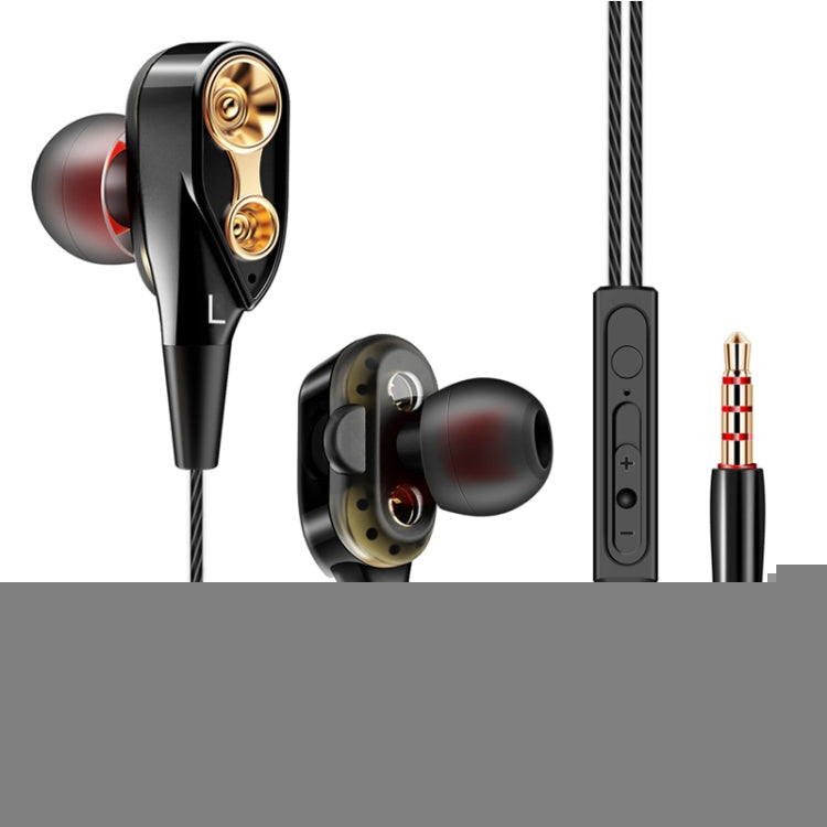 QKZ CK8 HiFi In-ear Four Unit Sports Music Headphones