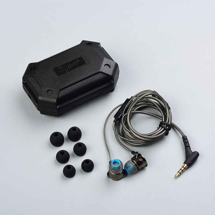 QKZ DM7 High-quality In-ear All-metal Sports Music Headphones, Microphone Version