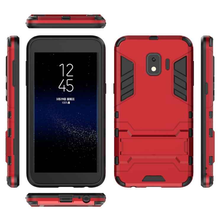 Shockproof PC + TPU Case for Galaxy J2 Core, with Holder