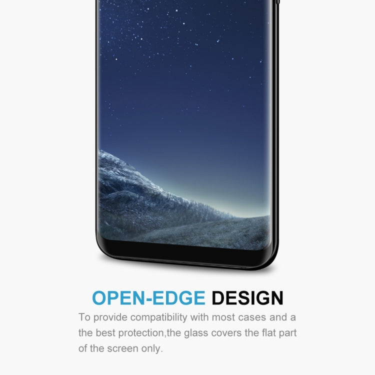 For Galaxy S8+ / G955 0.26mm 9H Surface Hardness 3D Explosion-proof Non-full Screen Curved Case Friendly Tempered Glass Film