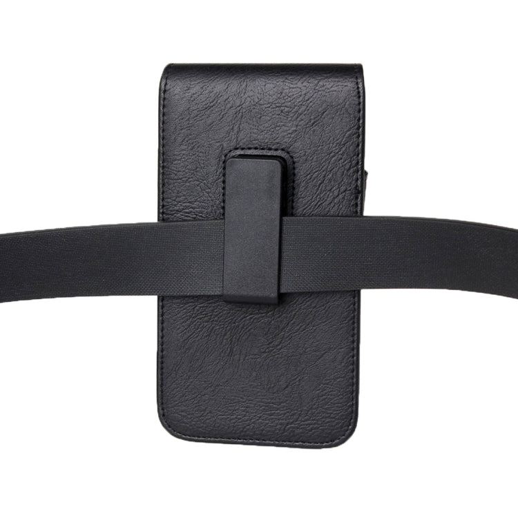 For Galaxy S7 / G930 & S6 / G920 & S6 Edge / G925 Classical Style Elephant Texture Vertical Flip Leather Case Waist Bag with Card Solts & Rrotatable Back Splint Size: 15.5 x 8.2 cm