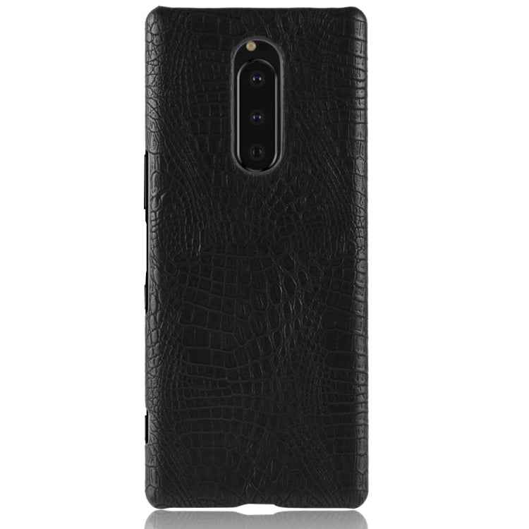 Shockproof Crocodile Texture PC + PU Case for Sony Xperia 1