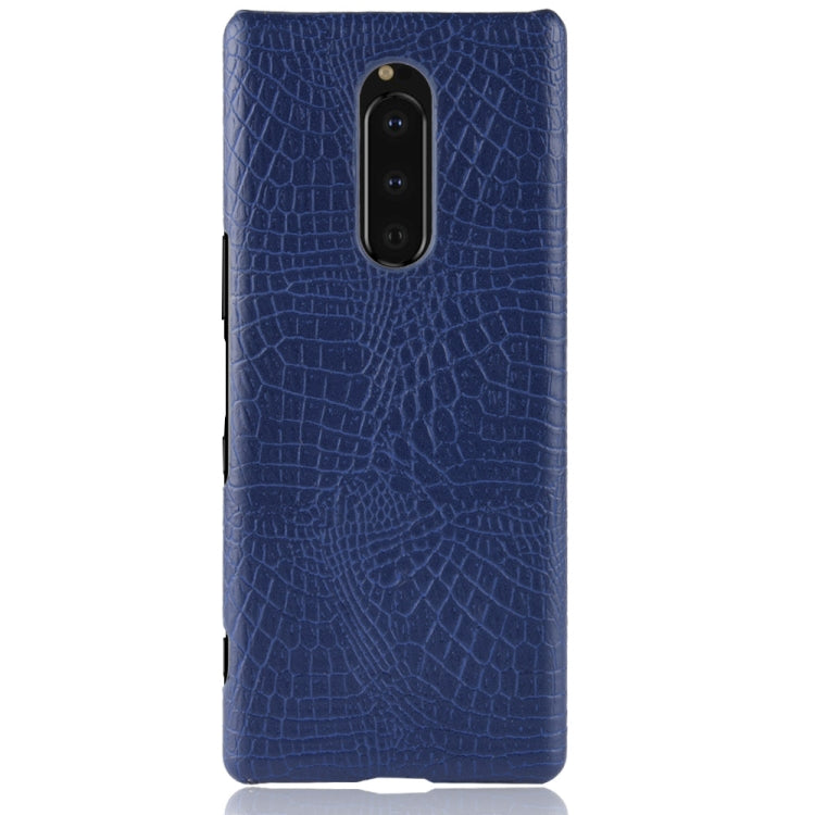 Shockproof Crocodile Texture PC + PU Case for Sony Xperia 1, For Sony Xperia 1, Sony Xperia 1