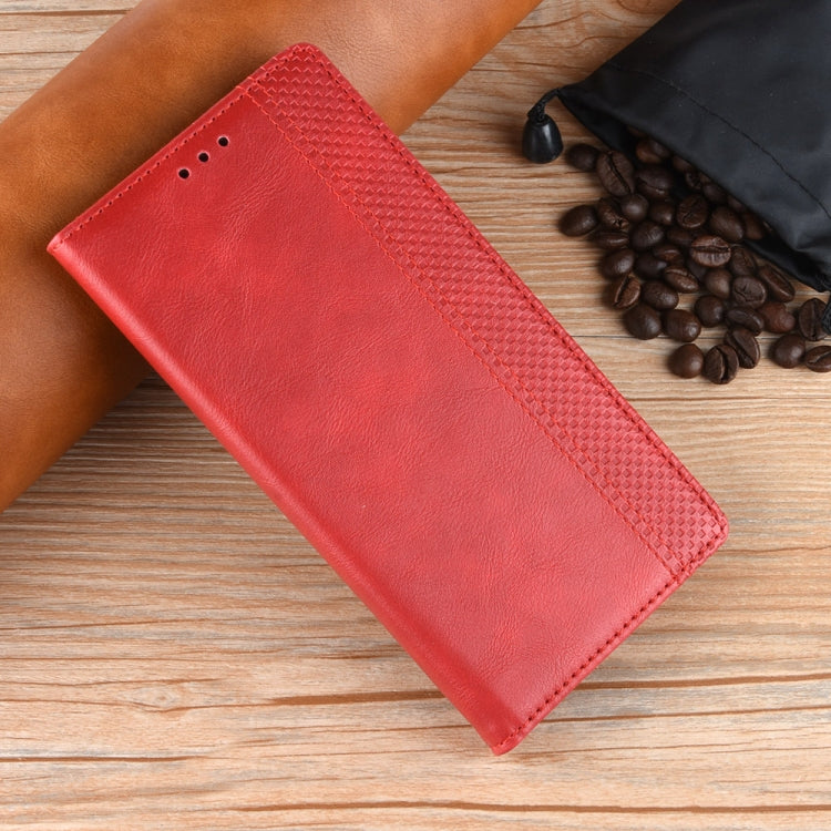 Magnetic Buckle Retro Texture Horizontal Flip Leather Case for Sony Xperia 10 Plus, with Holder & Card Slots & Wallet, Sony Xperia 10 Plus