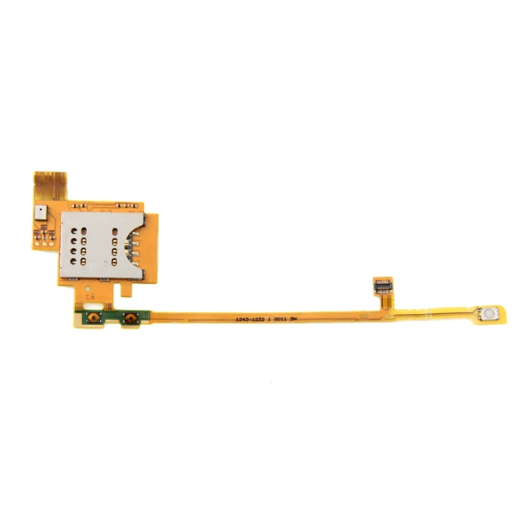 SIM Card Flex Cable for Sony Ericsson Xperia Pro MK16i MK16 , For Ericsson MK16i