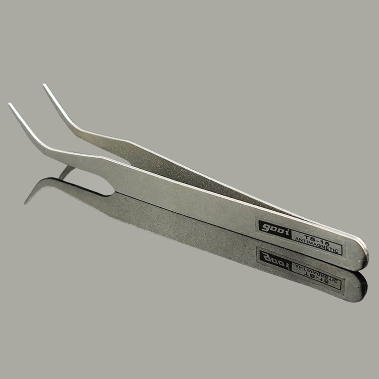 Gooi TS-15 Steel Bend Tweezers, TS-15 - BSPART