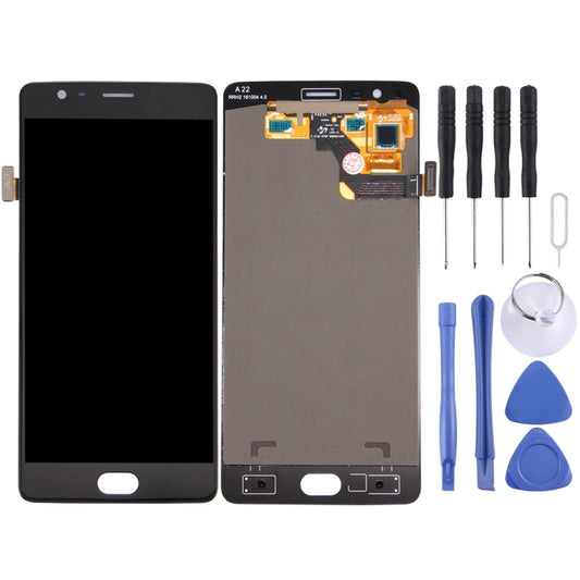 For OnePlus 3 (A3003 Version) Digitizer Full Assembly Original LCD Screen, For OnePlus 3 A3003 Black, For 3 A3003