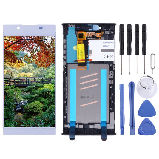 LCD Screen and Digitizer Full Assembly with Frame for Sony Xperia L1 G3311 G3312 G3313, For Xperia L1