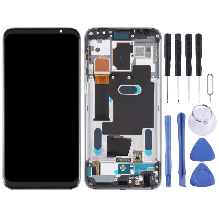 LCD Screen and Digitizer Full Assembly with Frame for Meizu 16 / 16th / M882H / M882Q, For Meizu 16 / 16th