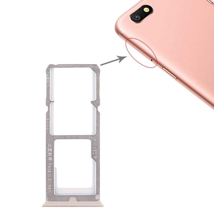 For OPPO A77 2 x SIM Card Tray + Micro SD Card Tray, For OPPO A77, OPPO A77