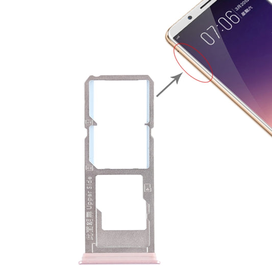 For Vivo Y79 2 x SIM Card Tray + Micro SD Card Tray