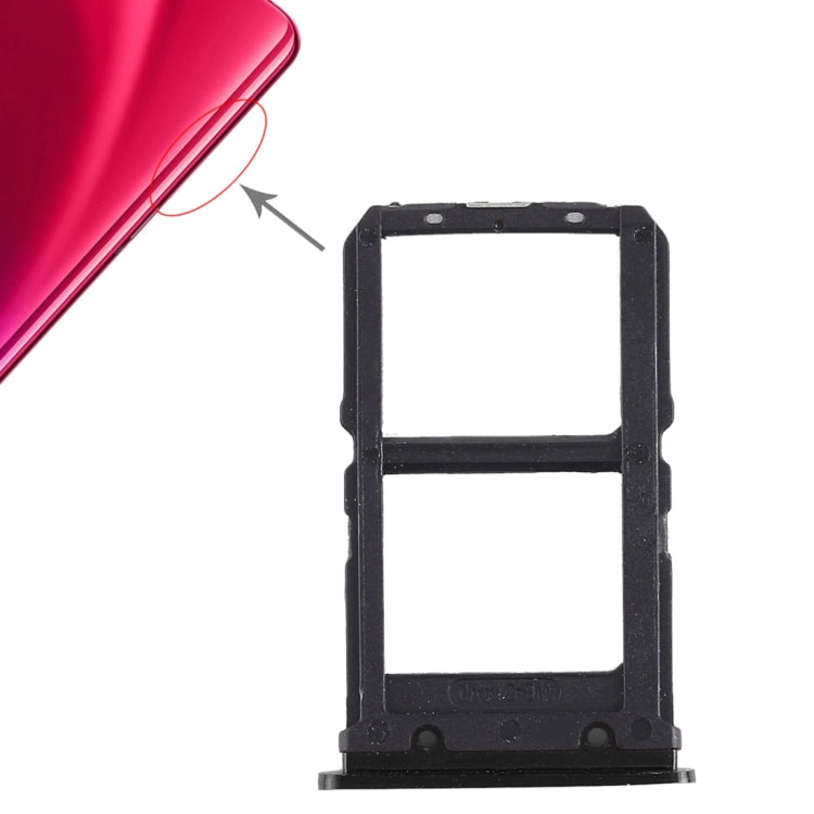 For Vivo X23 2 x SIM Card Tray, For Vivo X23, Vivo X23(Orange), Vivo X23(Rose Red)