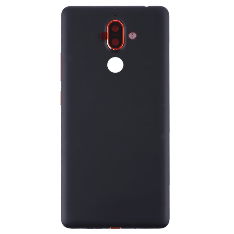 Back Cover with Back Camera Lens & Side Keys for Nokia 7 Plus, For Nokia 7 Plus