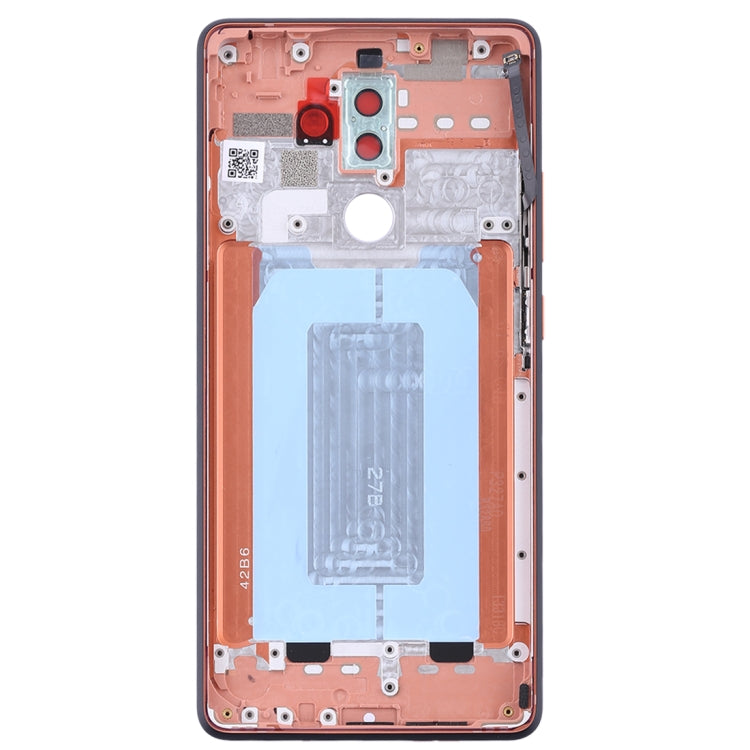 Back Cover with Back Camera Lens & Side Keys for Nokia 7 Plus, For Nokia 7 Plus
