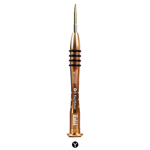 Kaisi K-222 Precision Screwdrivers Professional Repair Opening Tool for Mobile Phone Tablet PC (Y shape: 0.6), Y shape: 0.6