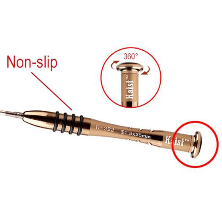 Kaisi K-222 Precision Screwdrivers Professional Repair Opening Tool for Mobile Phone Tablet PC (Torx: T2), Torx: T2