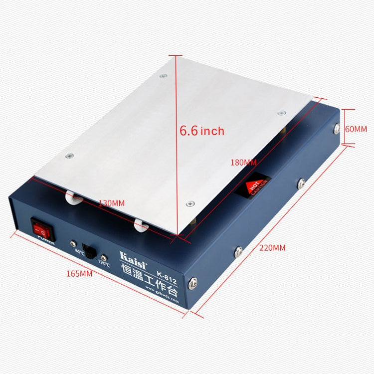 Kaisi K-812 Constant Temperature Heating Plate LCD Screen Open Separator Desoldering Station, US Plug, Kaisi K-812 EU Plug, Kaisi K-812 US Plug