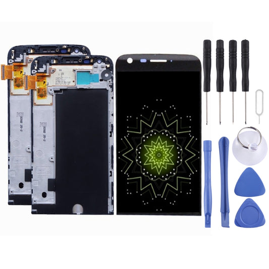 LCD Screen and Digitizer Full Assembly Digitizer Assembly with Frame, for LG G5 H840 / H850, For LG G5
