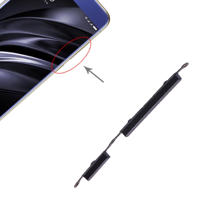 Power Button and Volume Control Button for Xiaomi Redmi 6A / Redmi 6, For Xiaomi Redmi 6A - BSPART