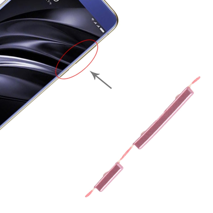 Power Button and Volume Control Button for Xiaomi Redmi 6A / Redmi 6, For Xiaomi Redmi 6A - BSPART