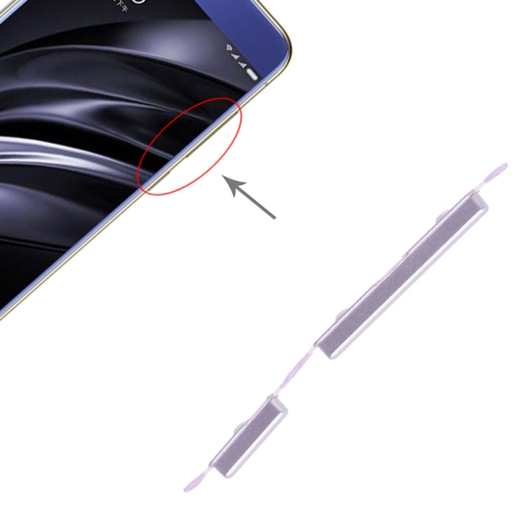Power Button and Volume Control Button for Xiaomi Redmi 6A / Redmi 6, For Xiaomi Redmi 6A - BSPART