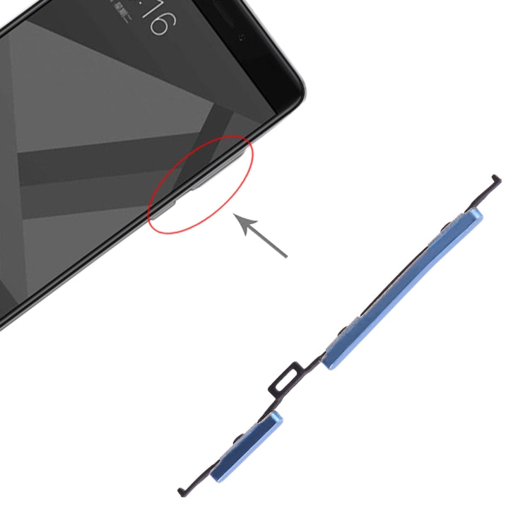 Power Button and Volume Control Button for Xiaomi Redmi Note 4X, For Xiaomi Redmi Note 4X - BSPART