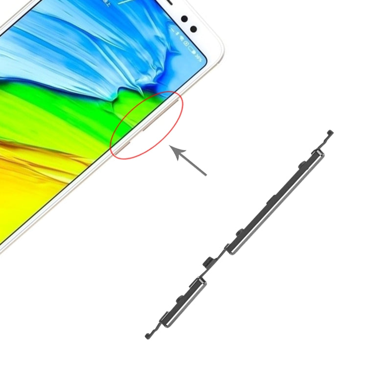 Bouton d'alimentation et de volume pour Xiaomi Redmi Note 5 / Redmi Note 5 Pro, pour Xiaomi Redmi Note 5