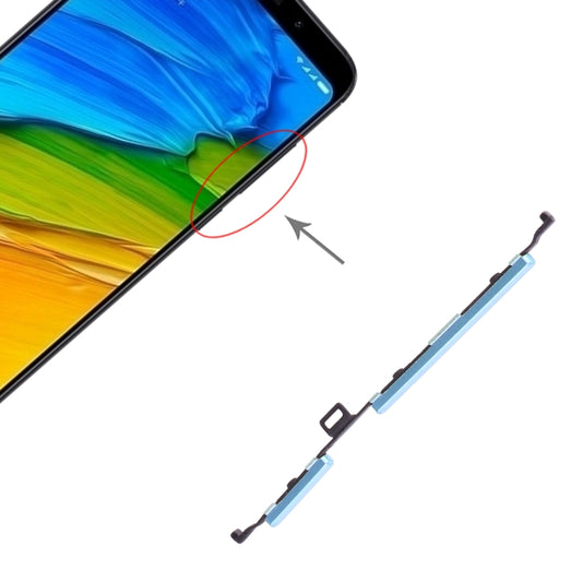 Bouton d'alimentation et de contrôle du volume pour Xiaomi Redmi 5 Plus, pour Xiaomi Redmi 5 Plus