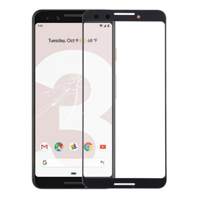 Front Screen Outer Glass Lens for Google Pixel 3, For Google Pixel 3