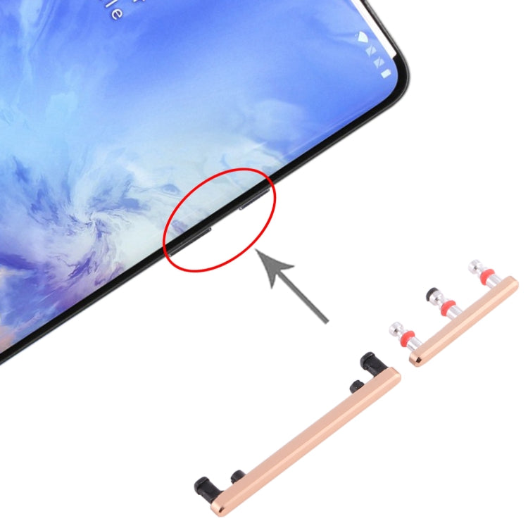For OnePlus 7 Pro Power Button and Volume Control Button, For OnePlus 7 Pro, For OnePlus 7 Pro(Gold)